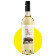 Вино Bison Trail Chardonnay белое полусухое 0,75л 12,5%