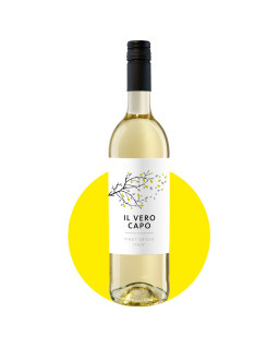 Вино Іл Веро Капо Піно Гріджіо/IL Vero Capo Pinot Grigio біле сухе, 0,75л, 11,5%