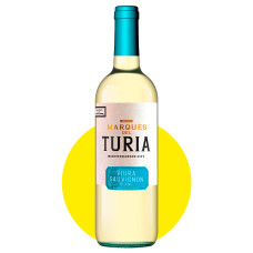 Вино Маркес Дель Турія Віура-Совіньйон Блан/Marques Del Turia Viura-Sauvignon Blanc 0,75л, 11,5%