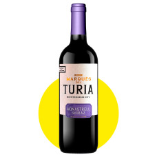 Вино Маркес Дель Туріа/Marques Del Turia Monastrell-Shiraz червоне сухе, 0,75л, 12,5%
