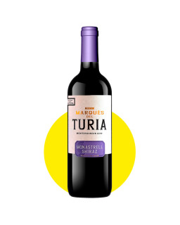Вино Маркес Дель Туріа/Marques Del Turia Monastrell-Shiraz червоне сухе, 0,75л, 12,5%