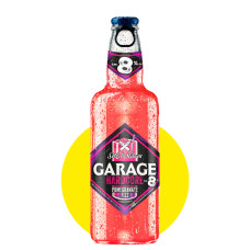 Пиво спеціальне Garage Hardcore Pomegranate Fizz зі смаком граната/Гараж Хардкор Помегранат Фізз, 0,44 л, 8%