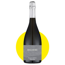 Вино ігристе Розамор Просекко Спуманте Екстра Драй/Rosamore Prosecco Spumante Extra Dry біле сухе 0,75л, 11%