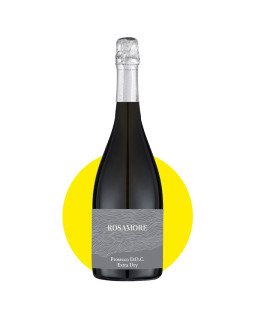 Вино ігристе Розамор Просекко Спуманте Екстра Драй/Rosamore Prosecco Spumante Extra Dry біле сухе 0,75л, 11%
