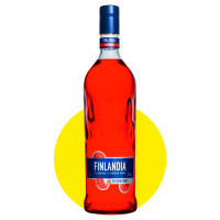Алкогольный напиток Финляндия/Finlandia клюква красная, 1л, 37,5%